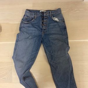 CUTEST REFORMATION MOM JEANS